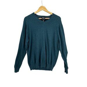 Joseph A. Bank Traveler Sweater Mens XL Cotton‎ V-Neck Casual Classic